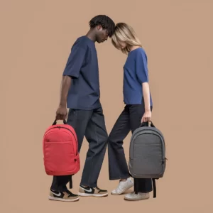 Balo Tái Chế Tucano Speed Eco Macbook Pro 16'' - Mẫu Xám Và đỏ - 1Shop.com.vn