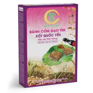 Bánh Cốm Gạo Tím Xốt Quốc Yến đặc Sản St Bibo - Đặc Sản Kiên Giang - 1Shop.com.vn