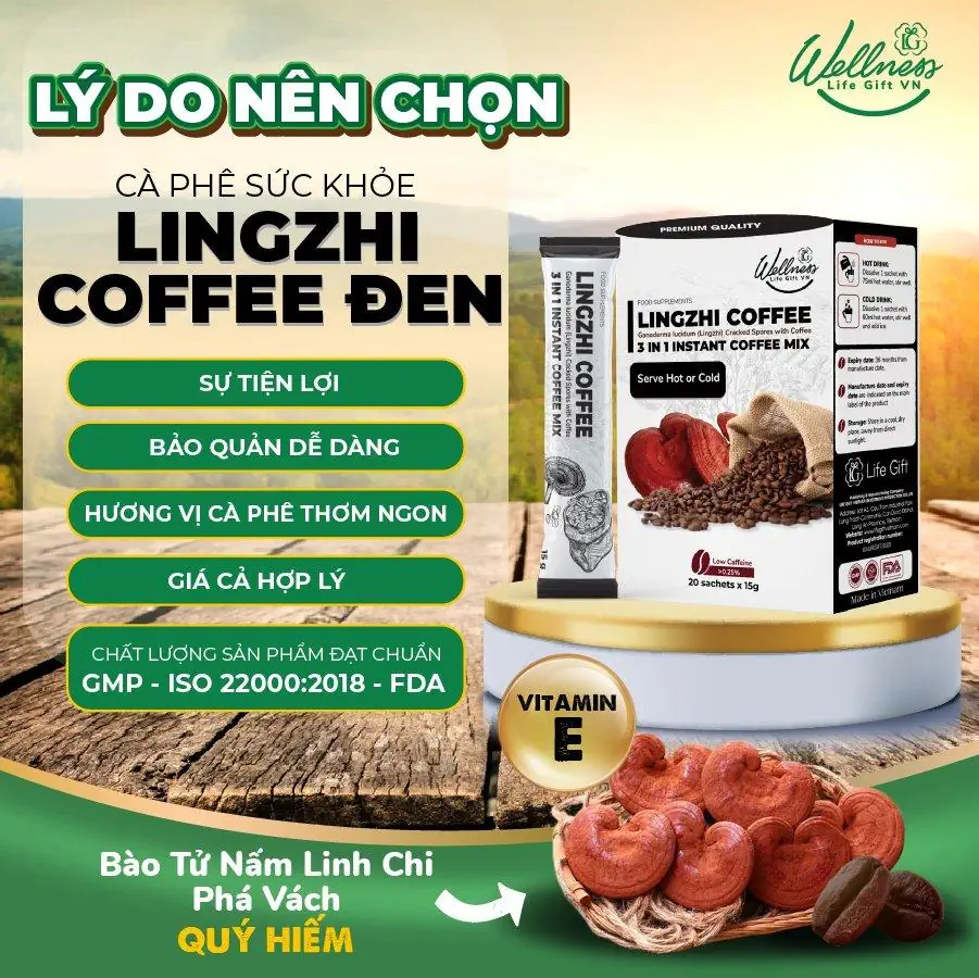 Lý Do Nên Chọn Cà Phê Sức Khỏe Lingzhi Coffee đen - 1shop.com.vn