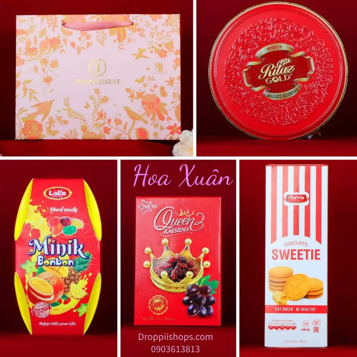 Thành Phần Bộ Quà Tết Hoa Xuân 2024 - Trâm Tạ - 1shop.com.vn