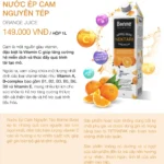 Nước ép Cam Cao Cấp Có Thịt Quả Cam Bonne 1 Lít - 1Shop.com.vn