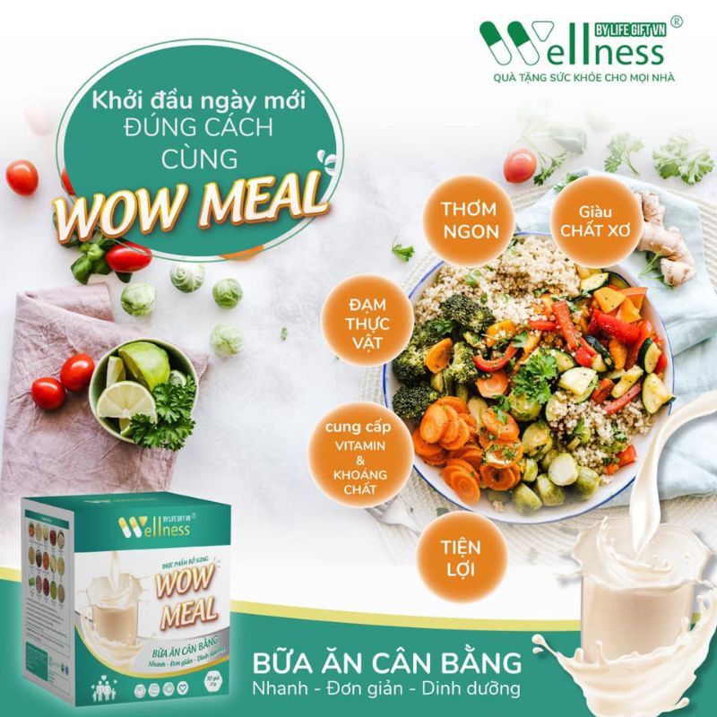 Bữa ăn lành mạnh giảm cân Wow Meal 30 gói - 1shop.com.vn