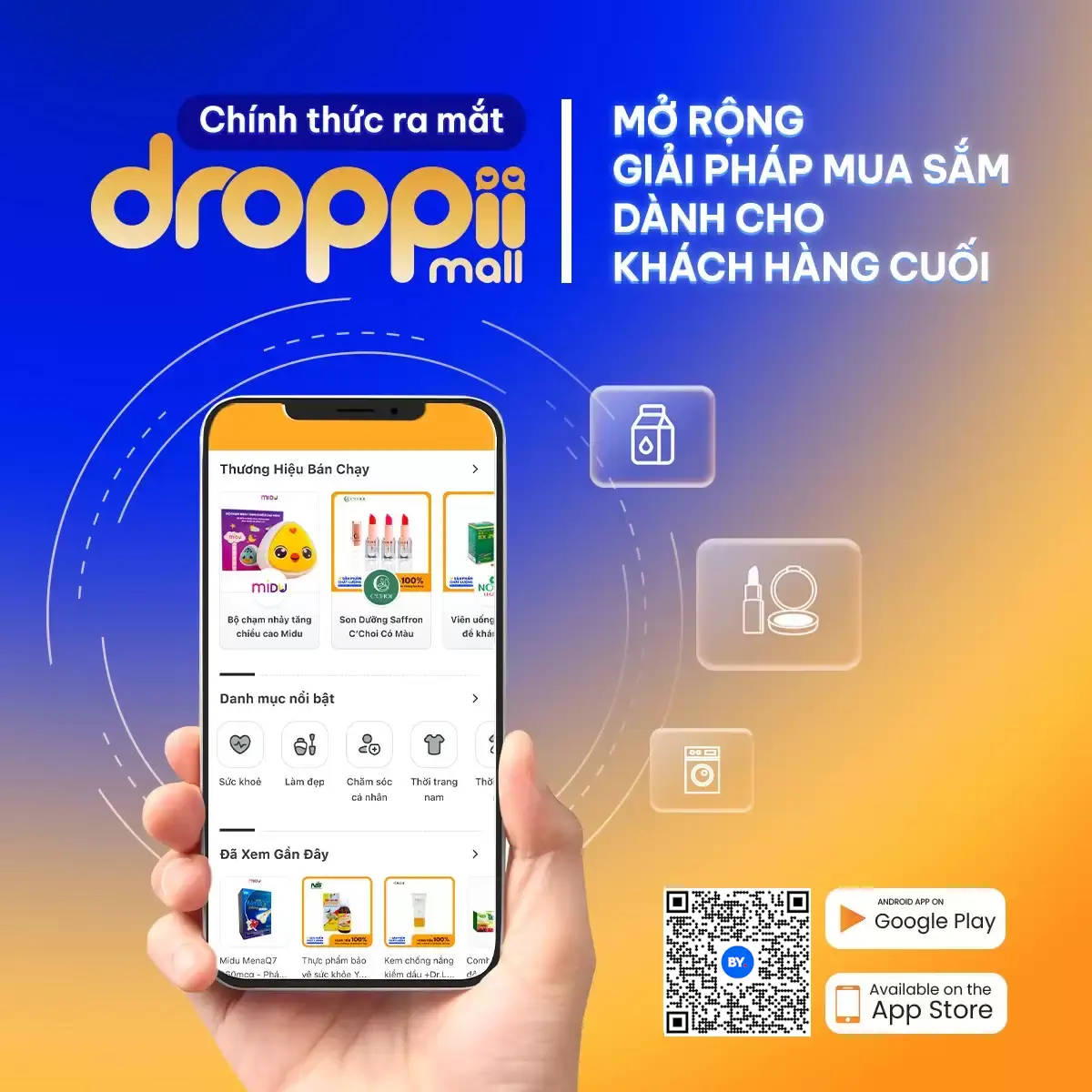 Tải App Droppii Mall để Nhận Nhiều ưu đãi Mua Sắm