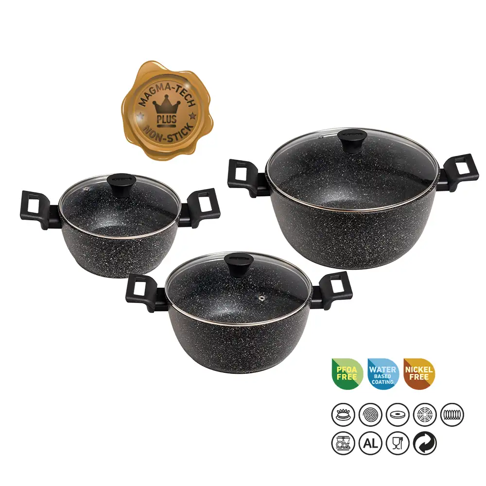 Bộ nồi KUCHEN FLONAL – Set 3 nồi chống dính